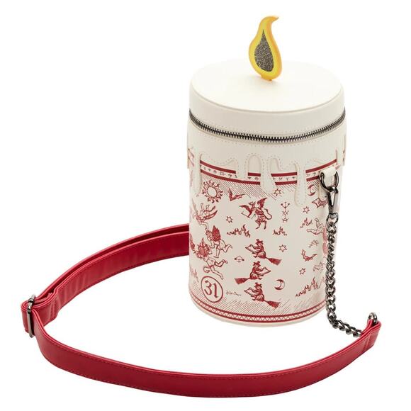 NWT! Loungefly Disney Hocus Pocus Black Flame Candle Crossbody & Wallet Set - Picture 2 of 10